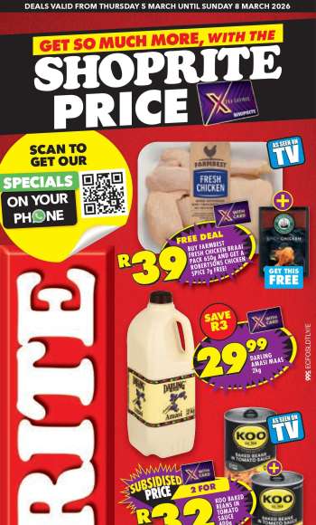 Shoprite catalogue  - 05/03/2026 - 08/03/2026.