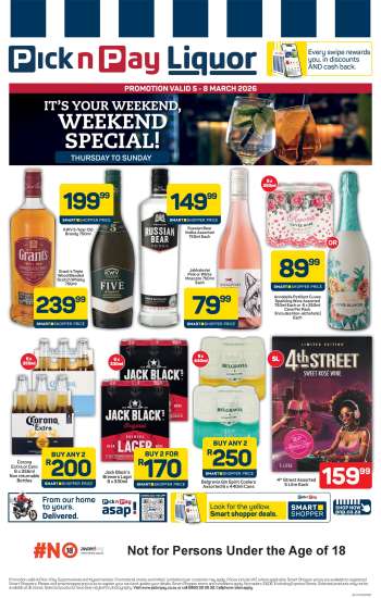 Pick n Pay catalogue  - 05/03/2026 - 08/03/2026.