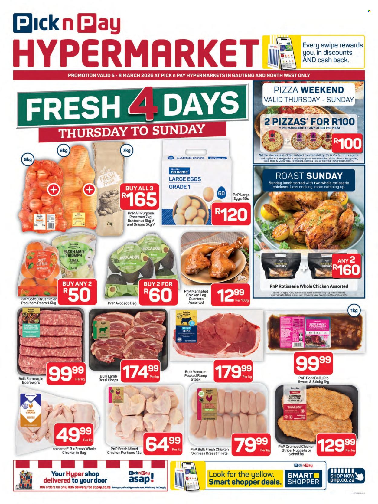 Pick n Pay Hypermarket specials - 05/03/2026 - 08/03/2026. Page 1