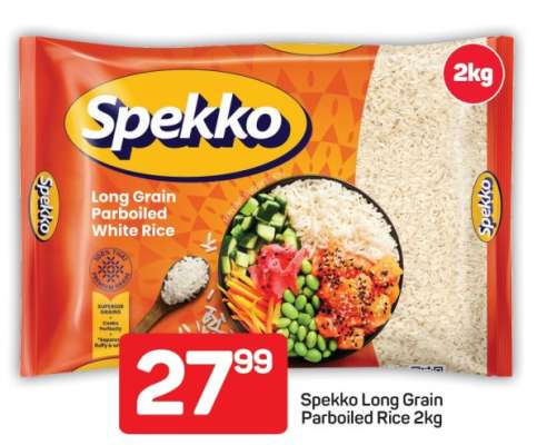 Spekko Long Grain Parboiled Rice-2Kg