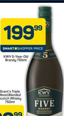 KWV 5-Year-Old Brandy 750ml