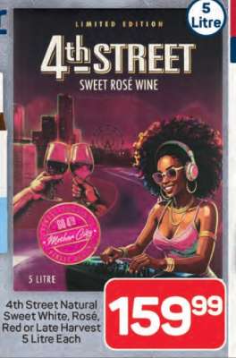 4th Street Sweet Rosé Wine