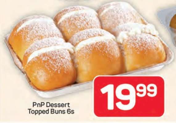PnP Dessert Topped Buns 6s