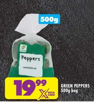 GREEN PEPPERS