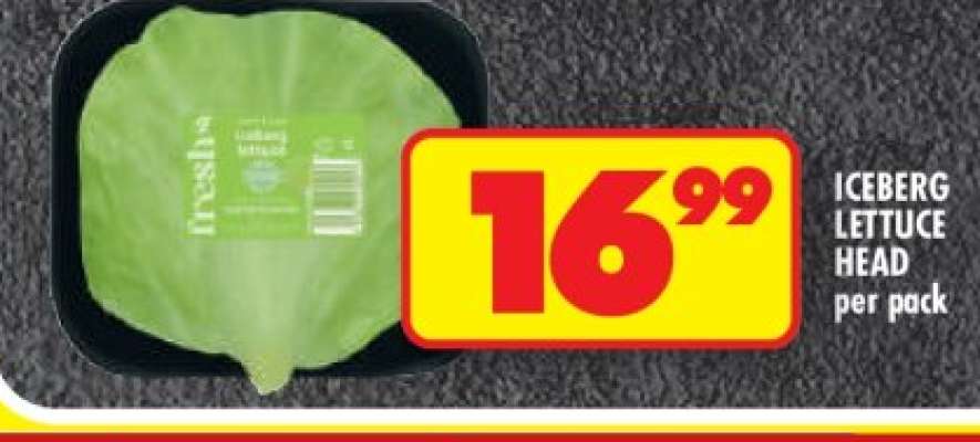 Iceberg Lettuce Head