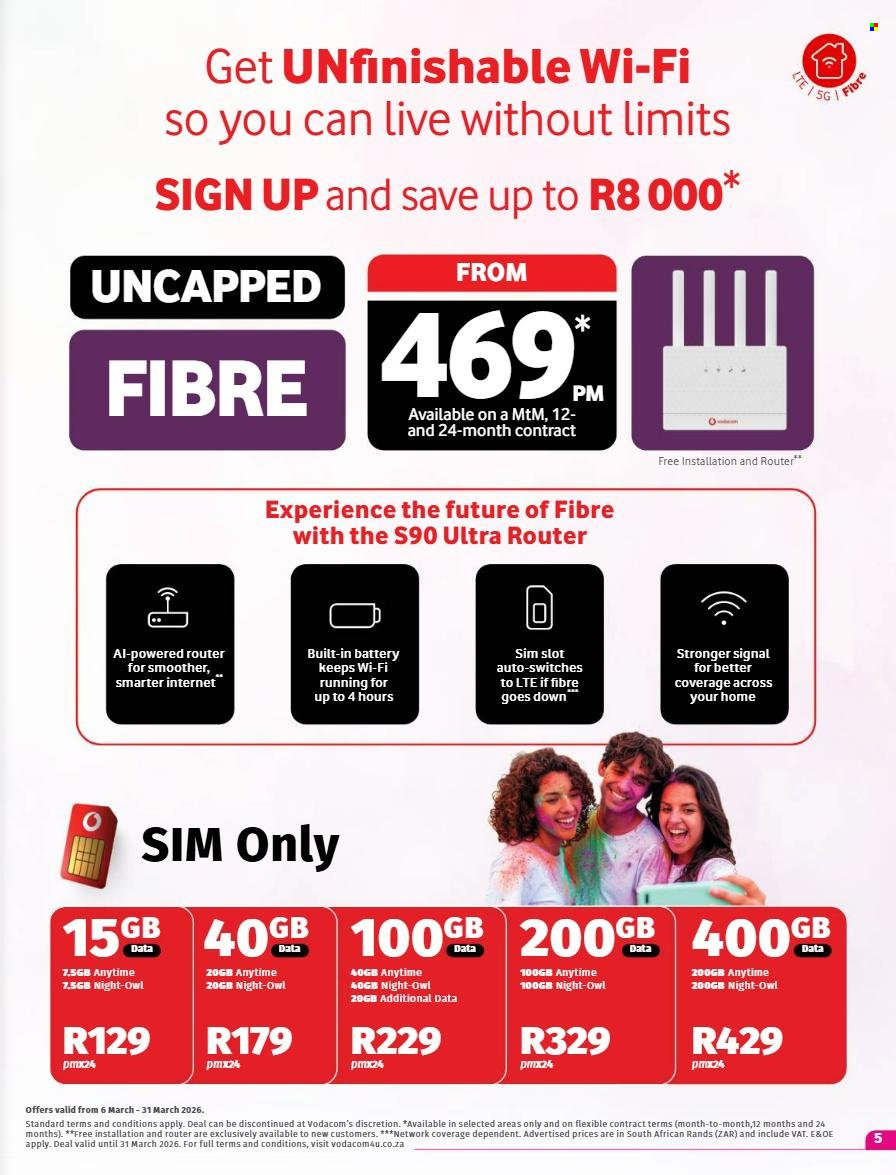 Vodacom specials - 06/03/2026 - 01/04/2026. Page 5