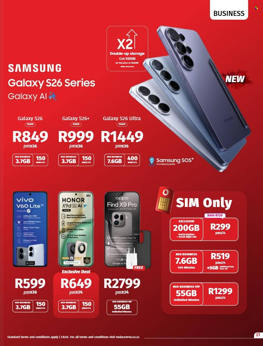 Vodacom specials - 06/03/2026 - 01/04/2026. Page 31