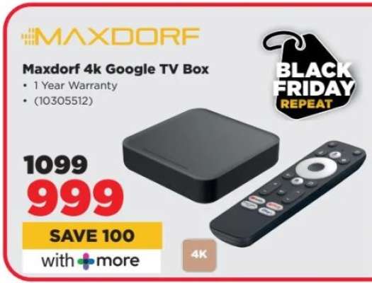 Maxdorf 4k Google TV Box