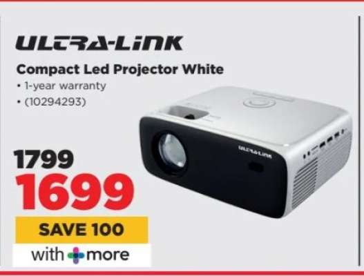 Ultra-Link Compact Led Projector White