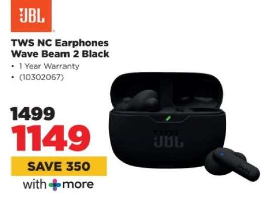 TWS NC Earphones Wave Beam 2 Black