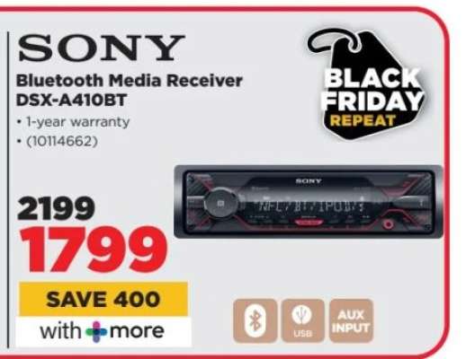 Sony Bluetooth Media Receiver DSX-A410BT