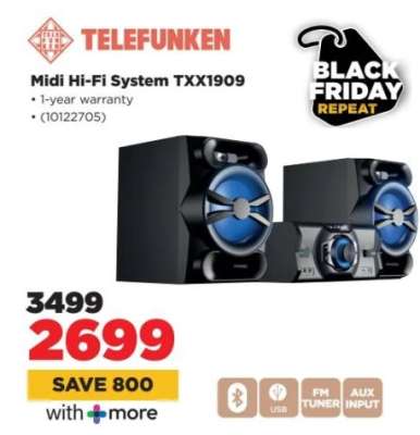 TELEFUNKEN Midi Hi-Fi System TXX1909