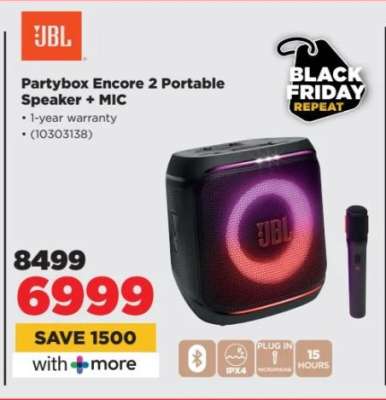 JBL Partybox Encore 2 Portable Speaker + MIC