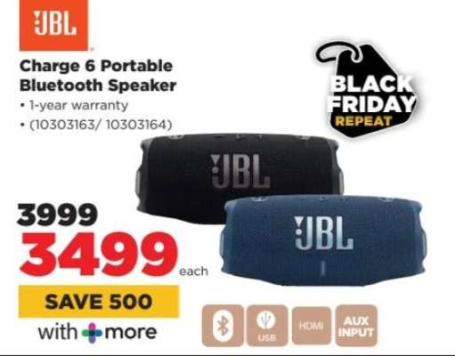 JBL Charge 6 Portable Bluetooth Speaker