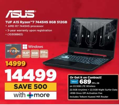 ASUS TUF A15 Ryzen™7 7445HS 8GB 512GB