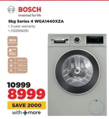 Bosch 9kg Series 4 WGA1440XZA