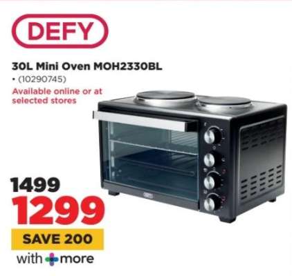 DEFY 30L Mini Oven MOH2330BL