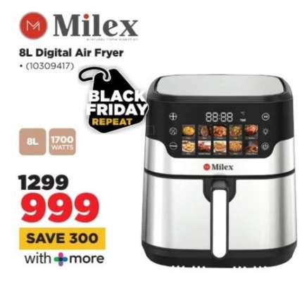 Milex 8L Digital Air Fryer