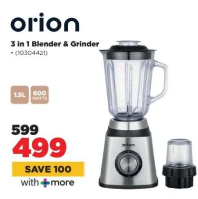 orion 3 in 1 Blender & Grinder