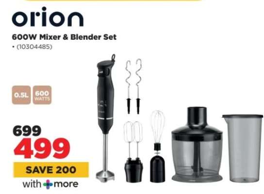 orion 600W Mixer & Blender Set