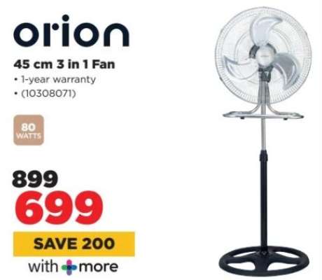 orion 45 cm 3 In 1 Fan
