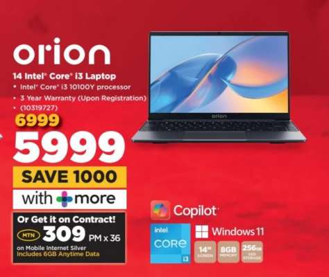 orion 14 Intel Core i3 Laptop