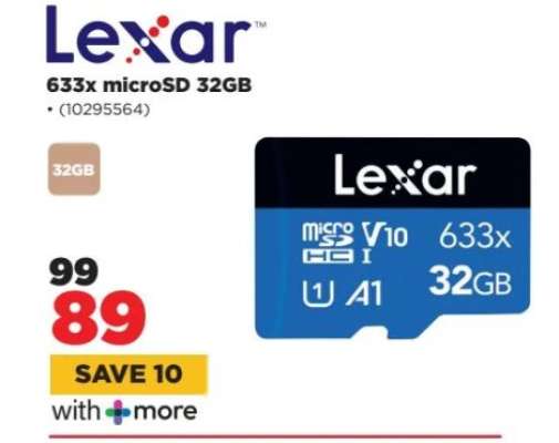 Lexar 633x microSD 32GB