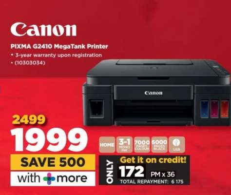 Canon PIXMA G2410 MegaTank Printer