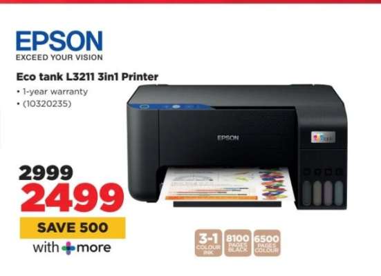 Epson Eco tank L3211 3in1 Printer
