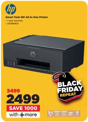 Hp Smart Tank 581 All-In-One Printer
