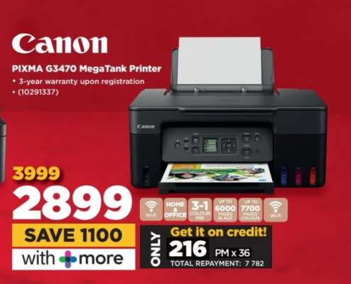 Canon PIXMA G3470 MegaTank Printer