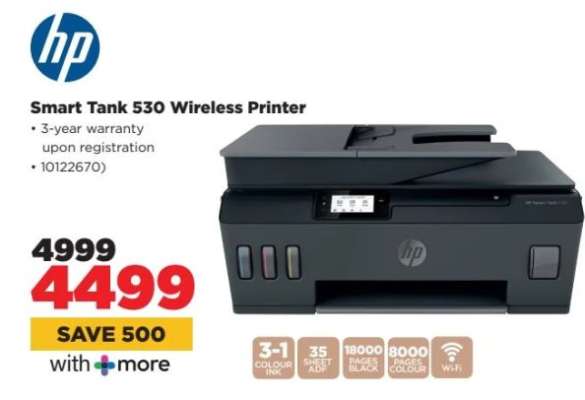 HP Smart Tank 530 Wireless Printer