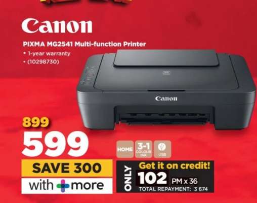 Canon PIXMA MG2541 Multi-function Printer