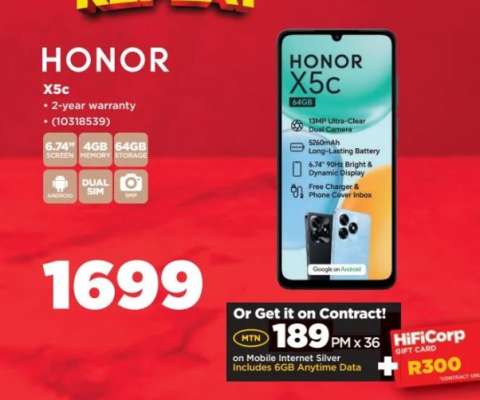 Honor X5C