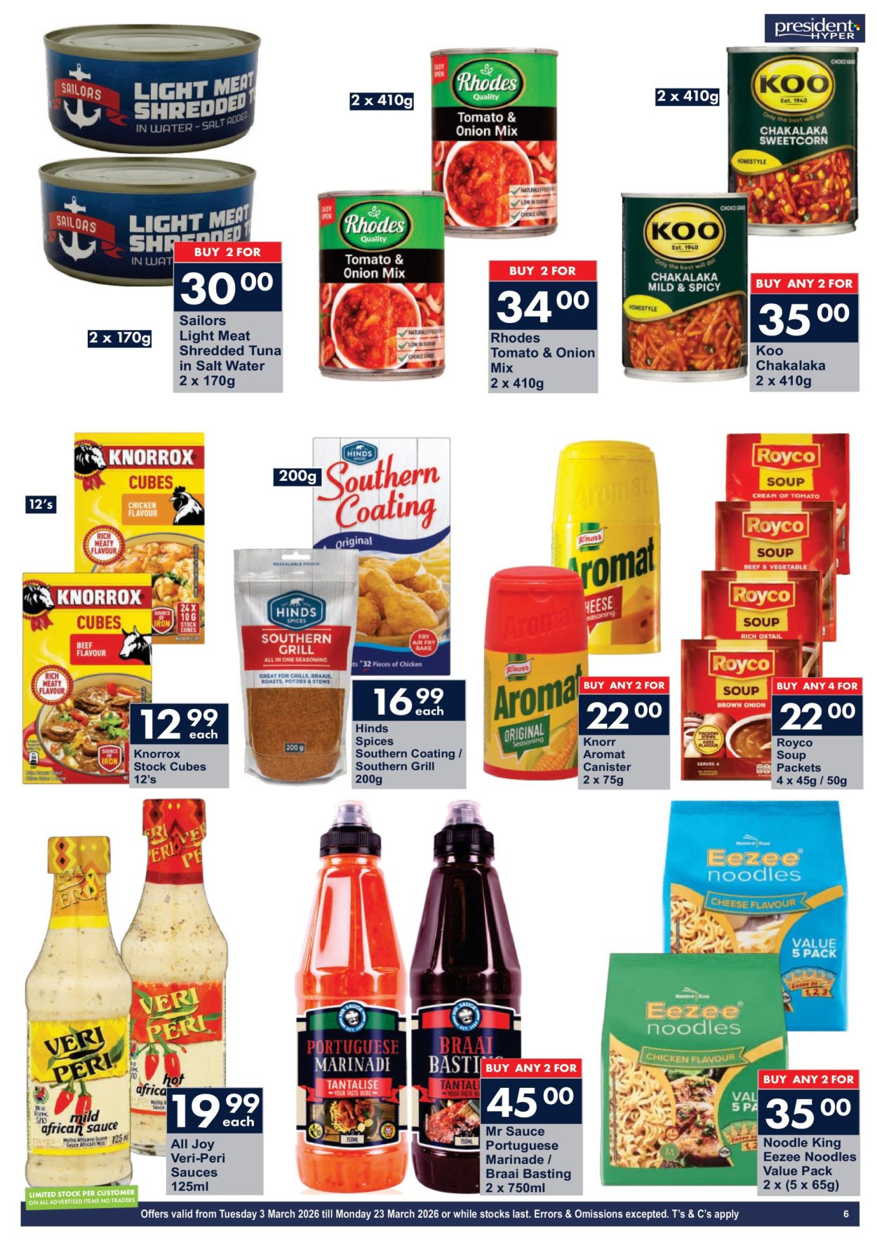 President Hyper specials - 03/03/2026 - 23/03/2026. Page 6