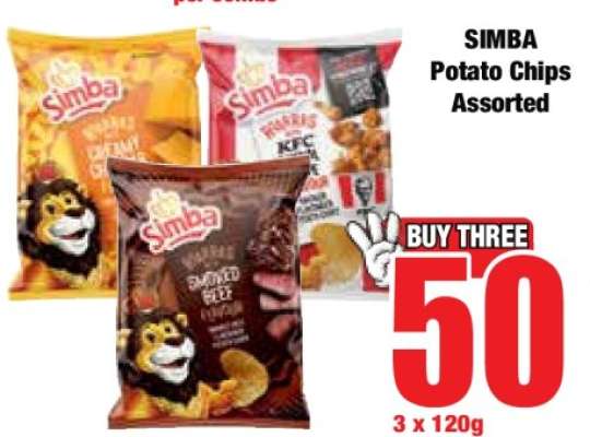 SIMBA Potato Chips Assorted