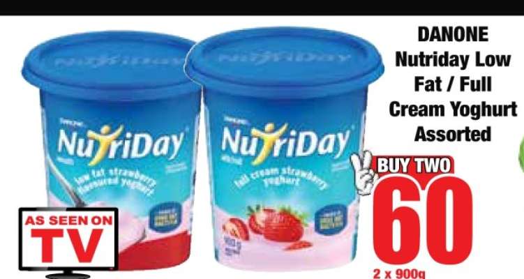 DANONE Nutridary Low Fat / Full Cream Yoghurt Assorted