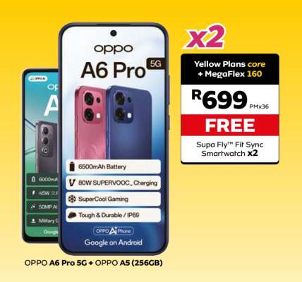 OPPO A6 Pro 5G + OPPO A5 (256GB)