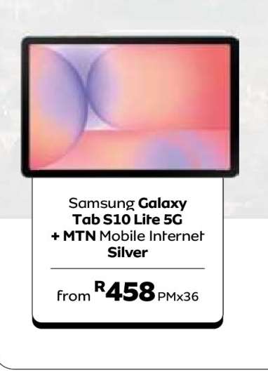 Samsung Galaxy Tab S10 Lite 5G + MTN Mobile Internet
