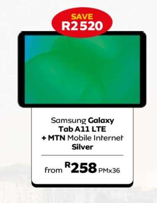 Samsung Galaxy Tab A11 LTE + MTN Mobile Internet