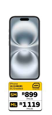 iPhone 16 (128GB) 5G Enabled