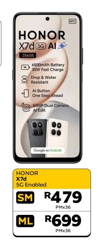 HONOR X7d