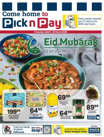 Pick n Pay catalogue  - 09/03/2026 - 20/03/2026.
