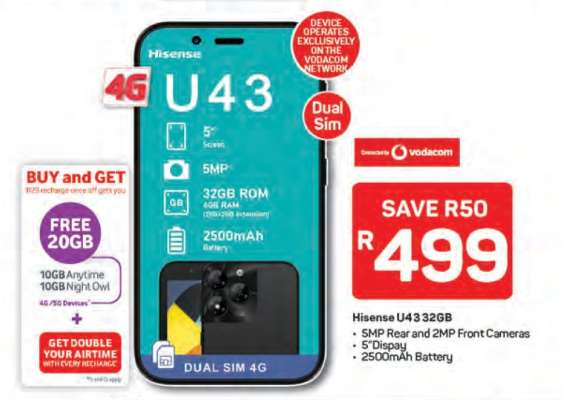 Hisense U43 32GB