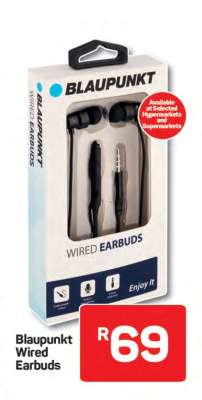 Blaupunkt Wired Earbuds