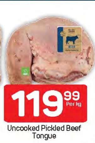 Uncooked Pickled Beef Tongue