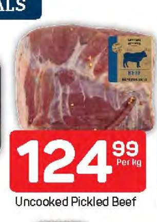 Uncooked Pickled Beef