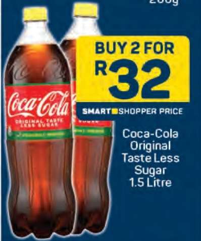 Coca Cola Original Taste Less Sugar 1.5 Litre