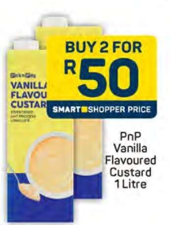 PnP Vanilla Flavoured Custard 1 Litre