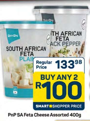 PnP SA Feta Cheese Assorted 400g